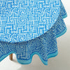 Recycled fabric tablecloth River of Scripture 117B 