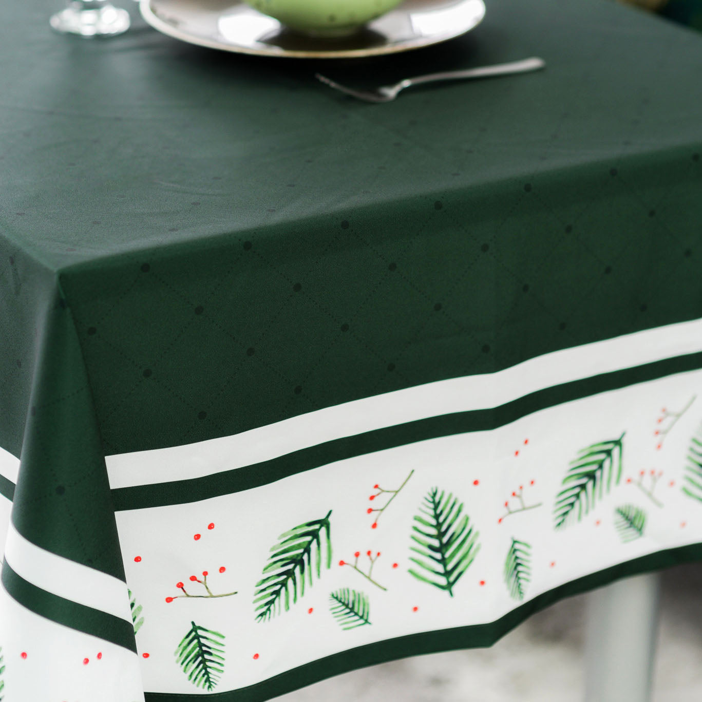 Tablecloth made of recycled fabric "Forest"