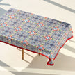 Recycled fabric tablecloth River of Scripture 101 