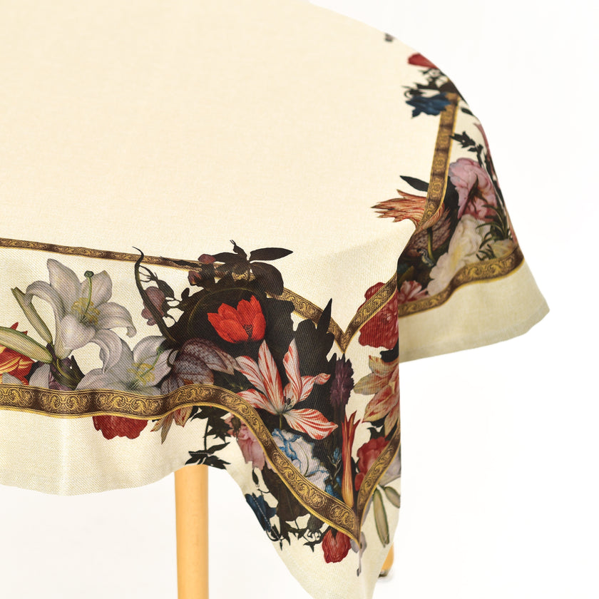 Staltiesė iš perdirbto audinio Ambrosius Bosschaert „Still-Life of Flowers