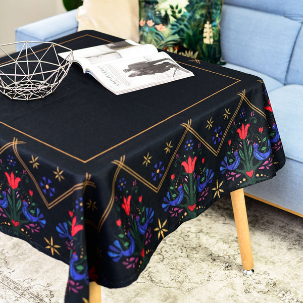 Table cloth made of recycled fabric "Etno #1"