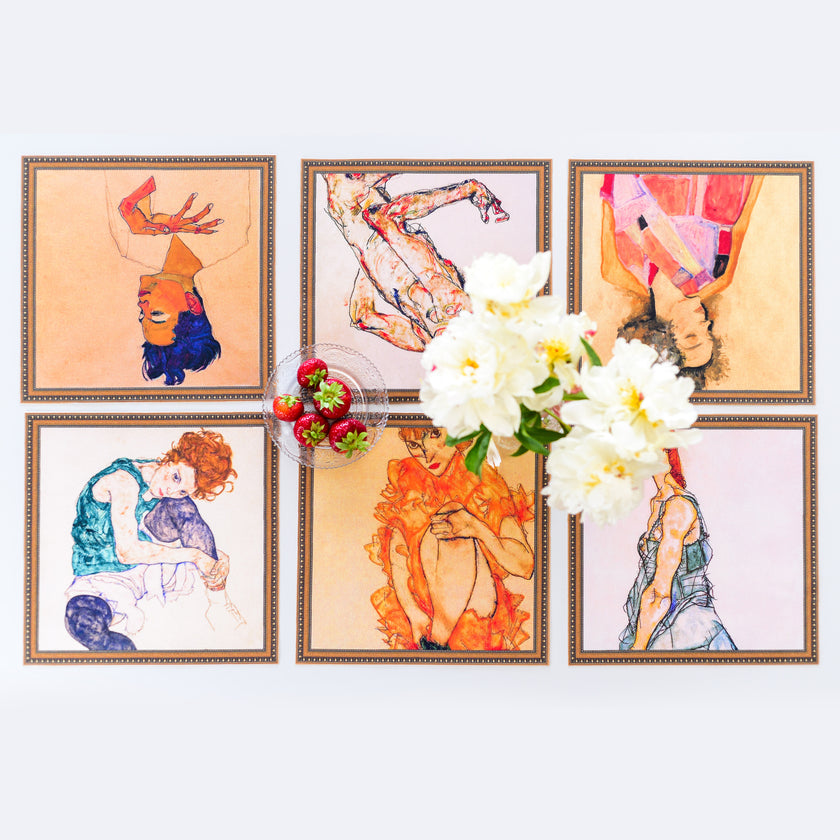 Stalo padėkliukai „Egon Schiele