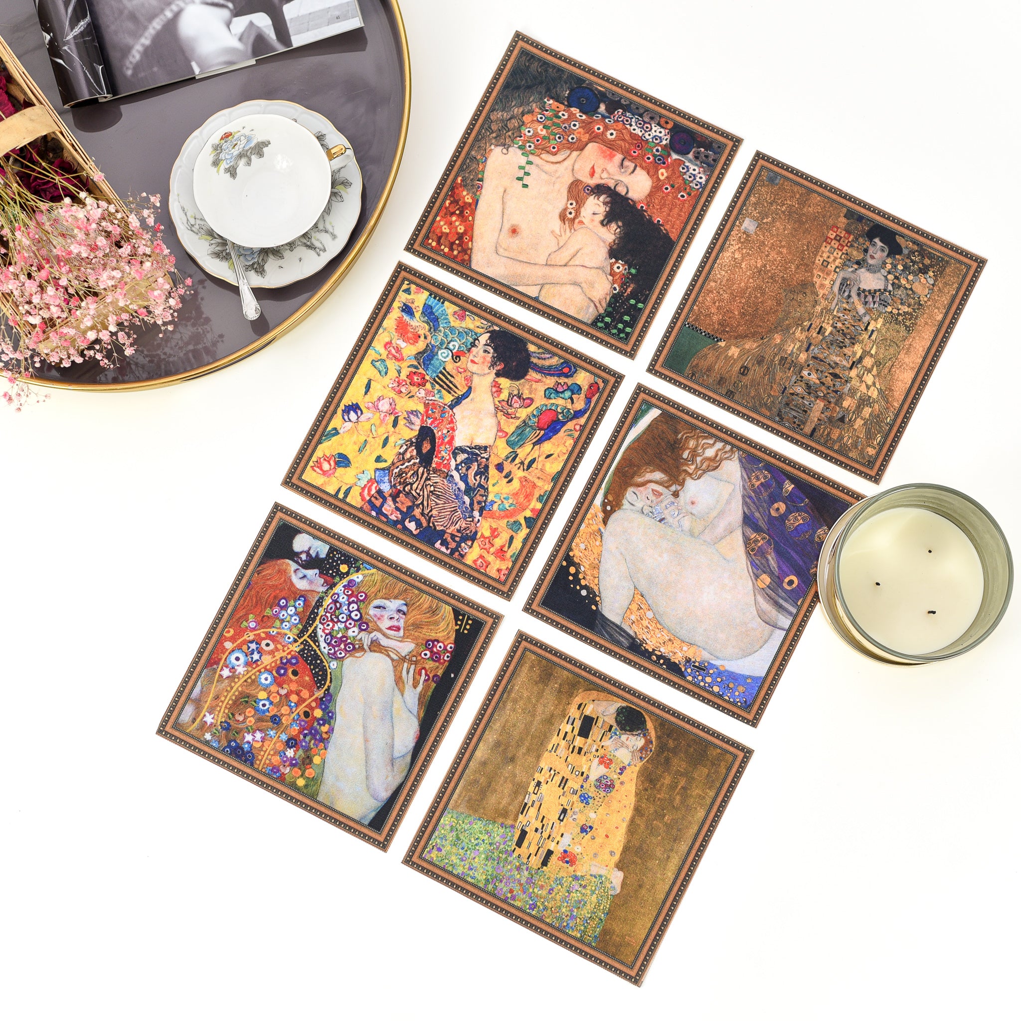Stalo padėkliukai „Gustav Klimt