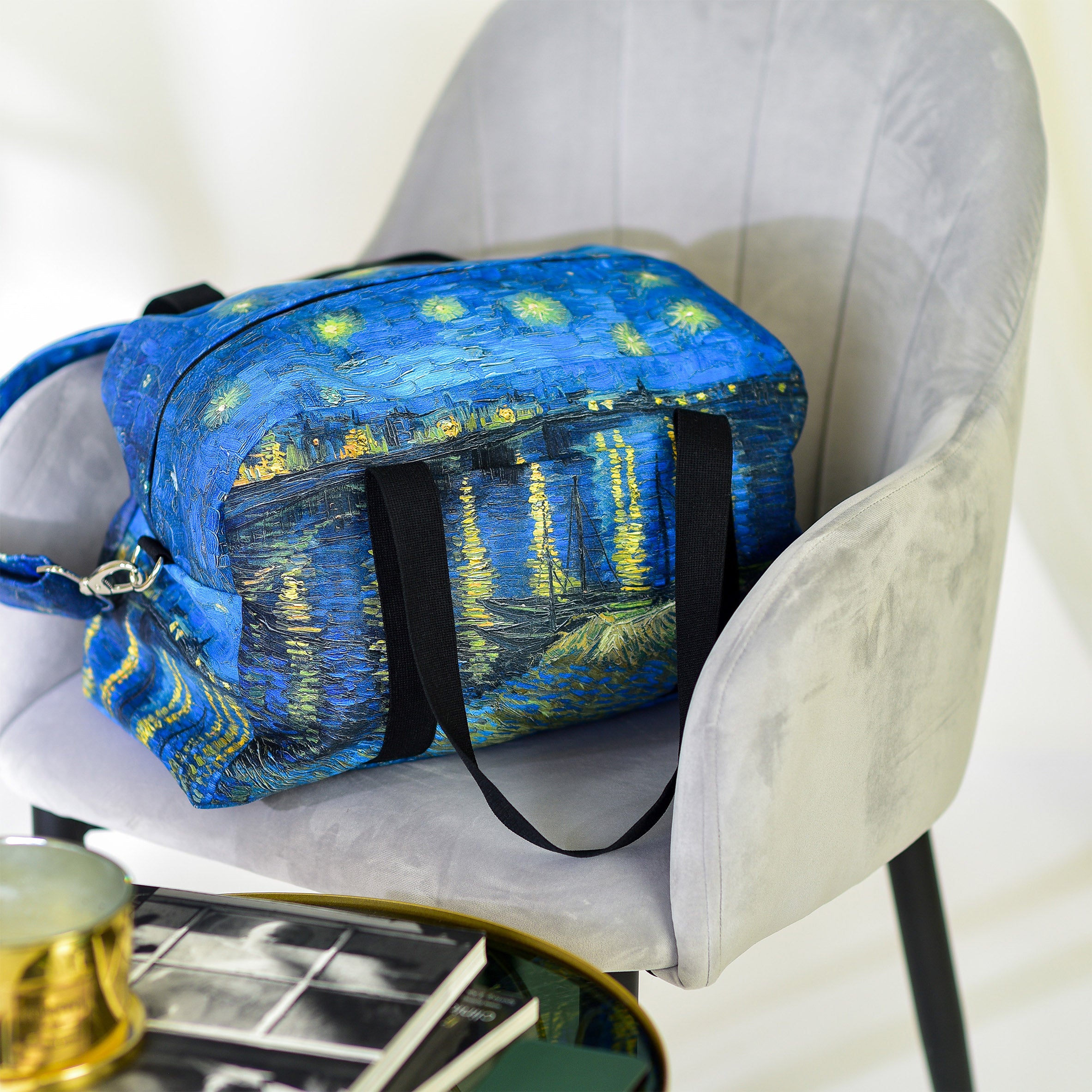 Travel / sports bag Vincent van Gogh "Starry Night Over the Rhone"