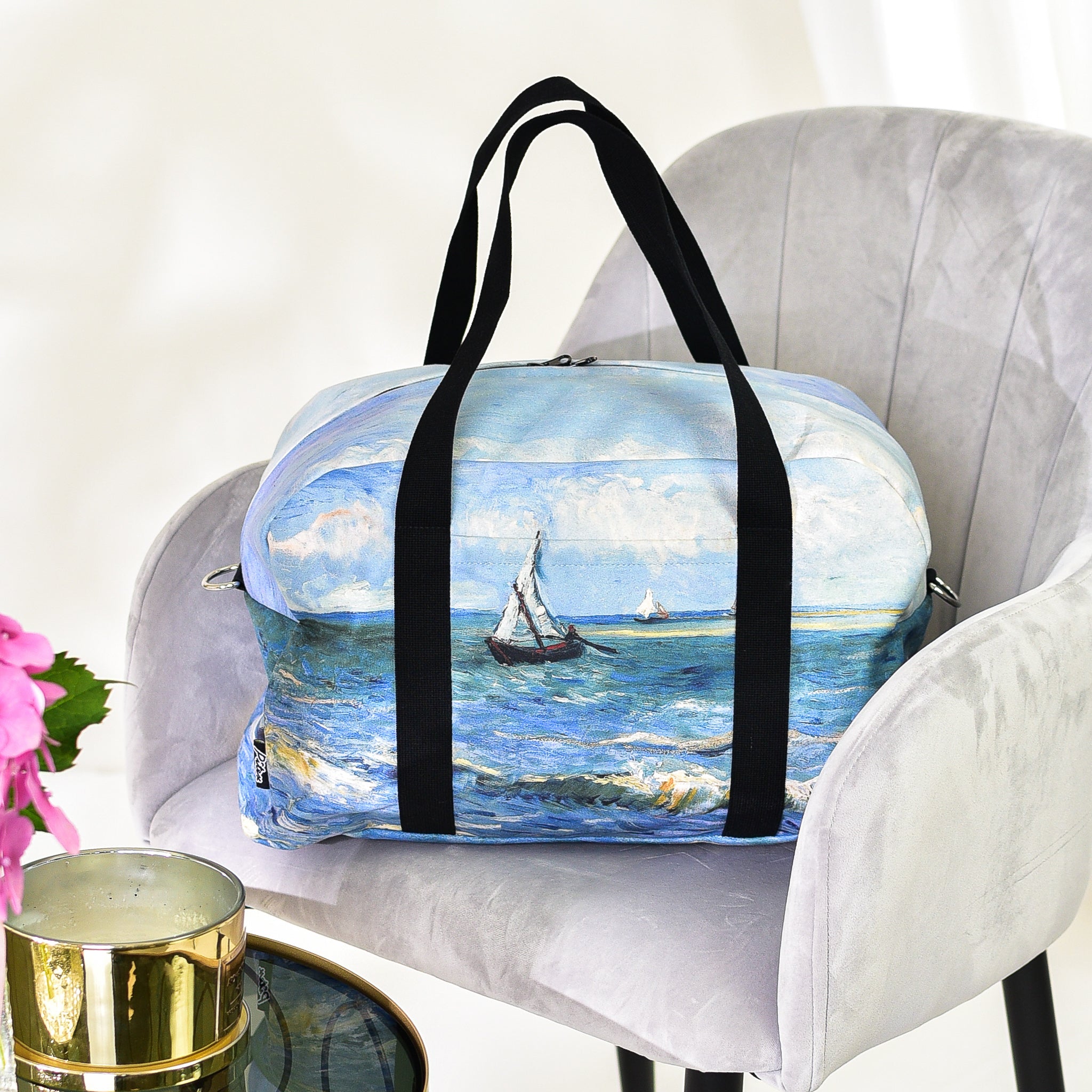 Travel / sports bag Vincent van Gogh "The Sea at Les Saintes-Maries-de-la-Mer"