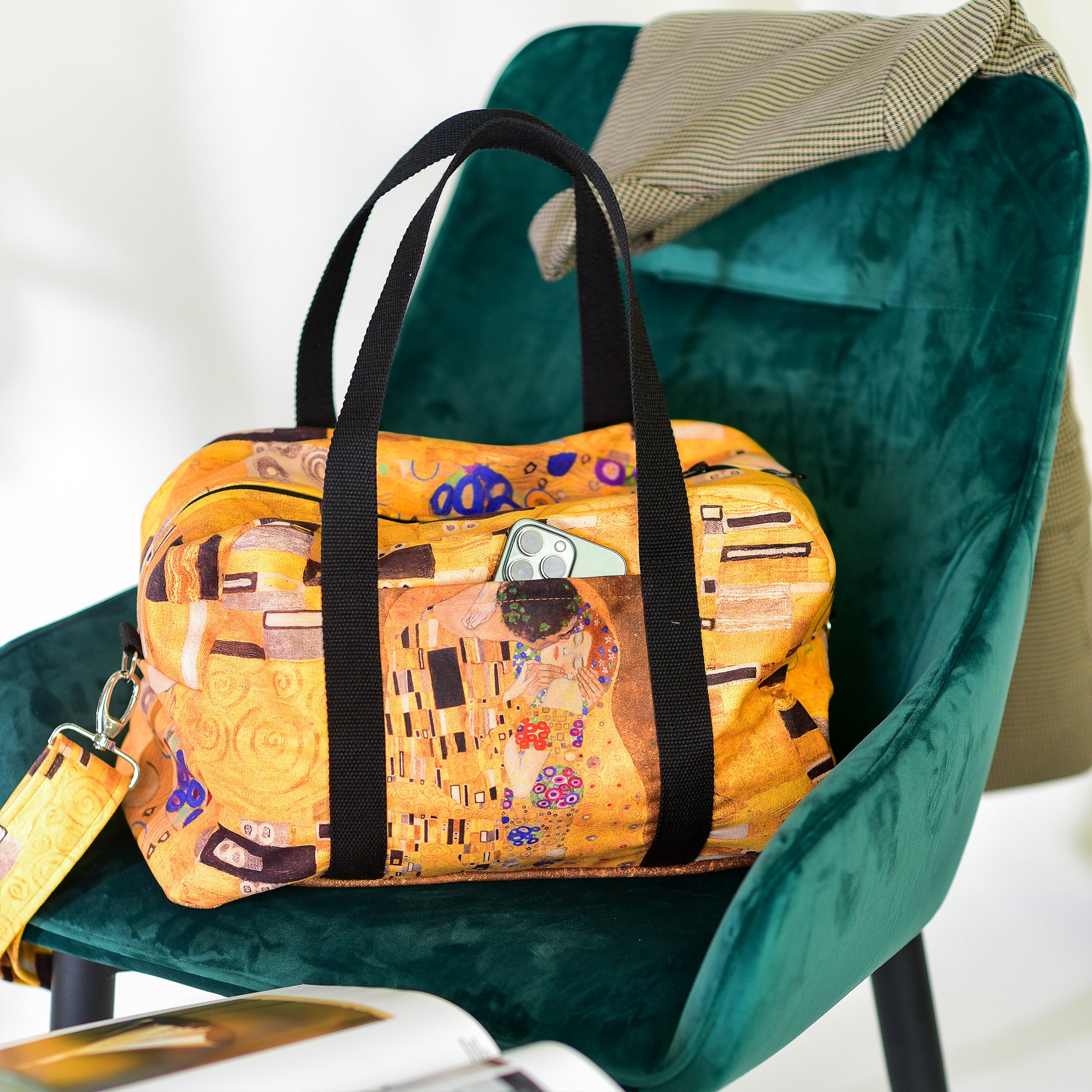 Travel / sports bag Gustav Klimt "The Kiss"