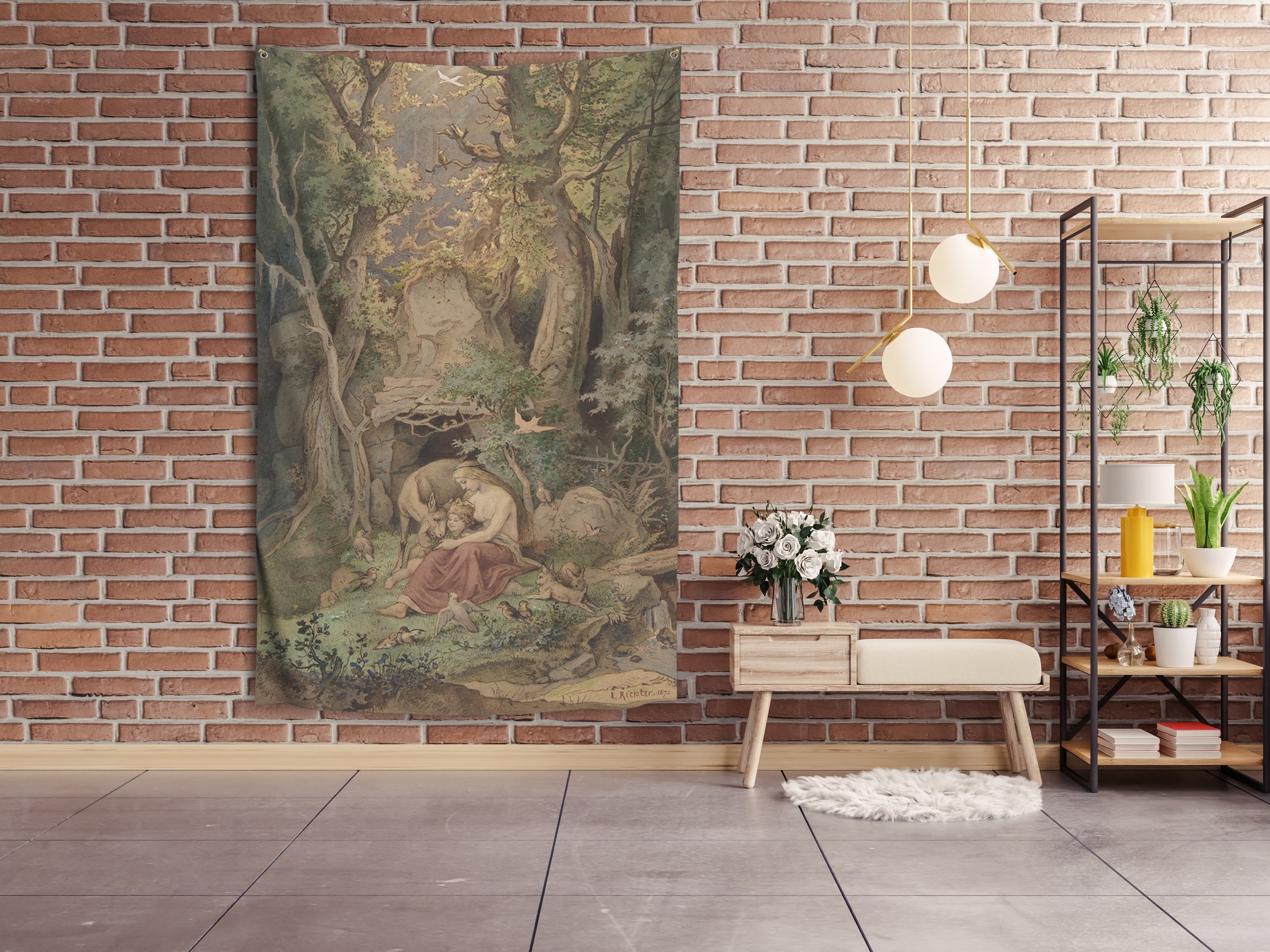 Wall decoration tapestry with your photo
