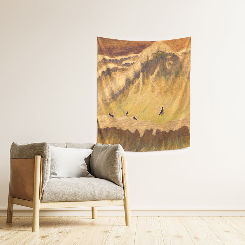 Sienos dekoracija gobelenasM. K. Čiurlionis „Finale