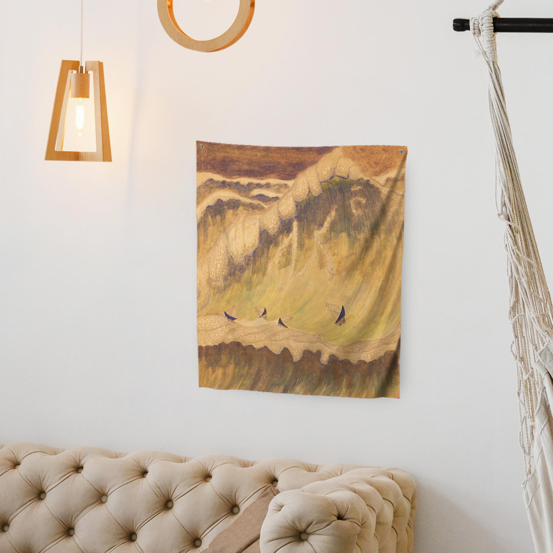 Wall decoration tapestry M. K. Čiurlionis 