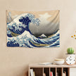 Wall decoration tapestry Hokusai 