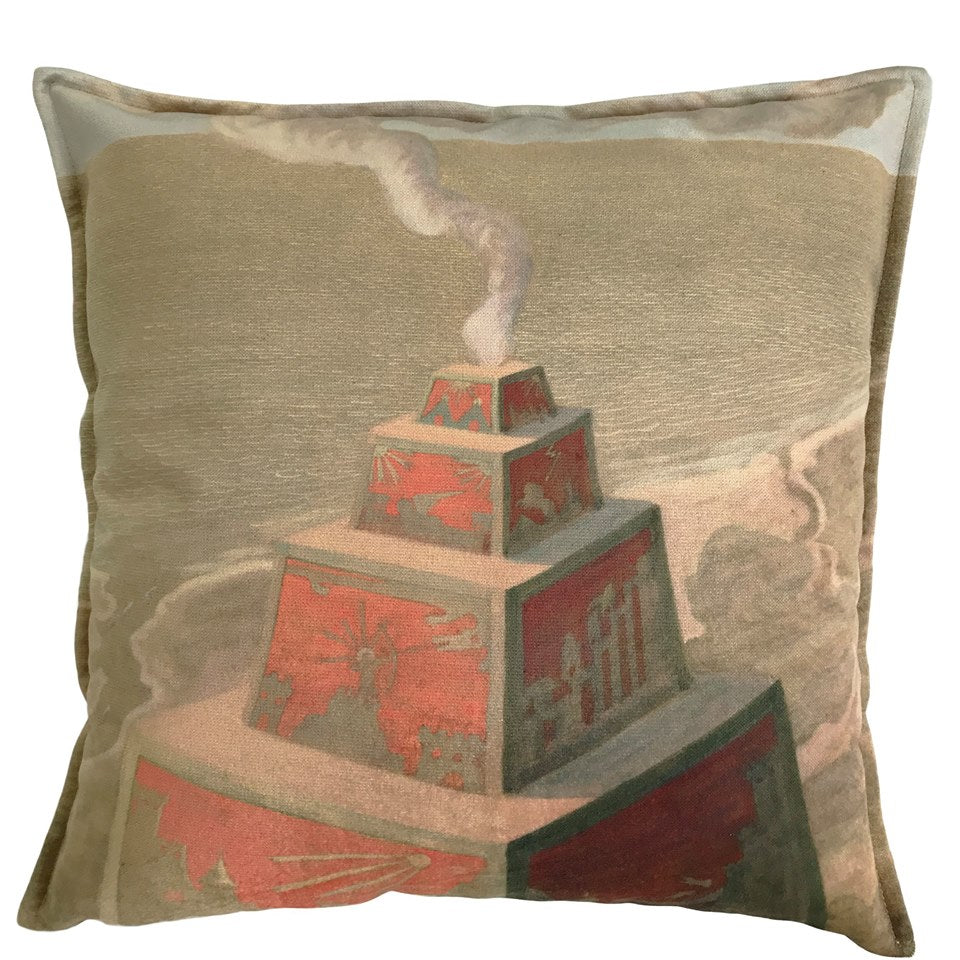Decorative cushion M. K. Čiurlionis "Aukuras"