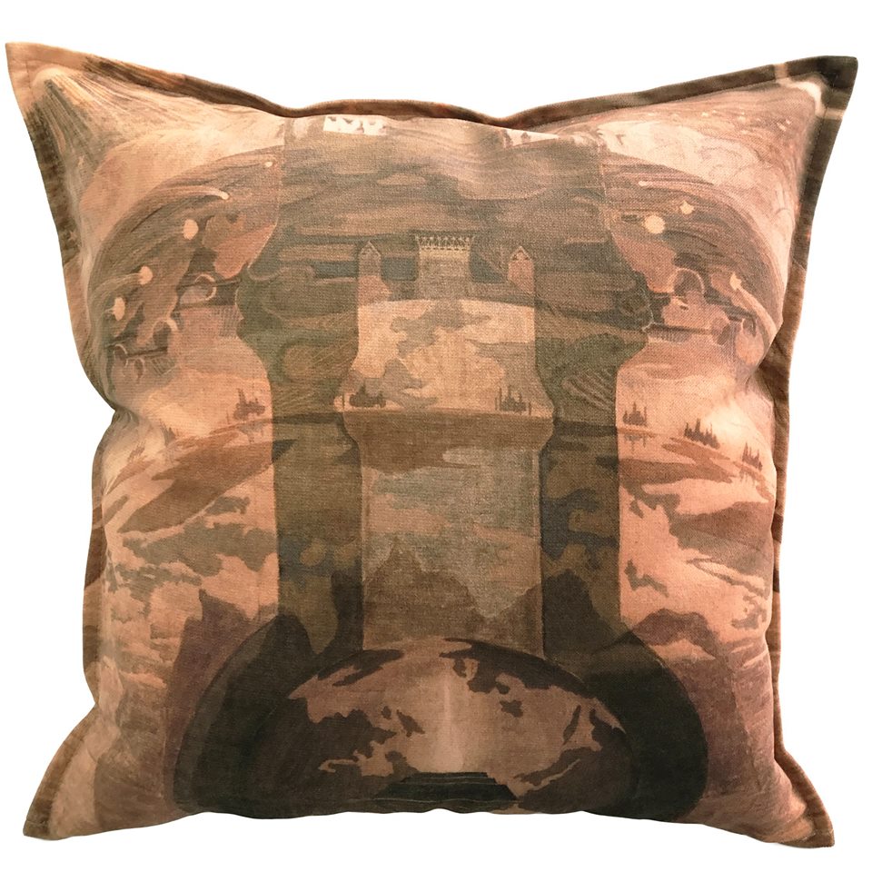 Decorative cushion M. K. Čiurlionis "Rex"