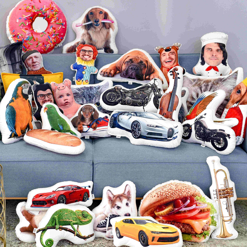 Pagalvėlė su augintinio veido nuotrauka