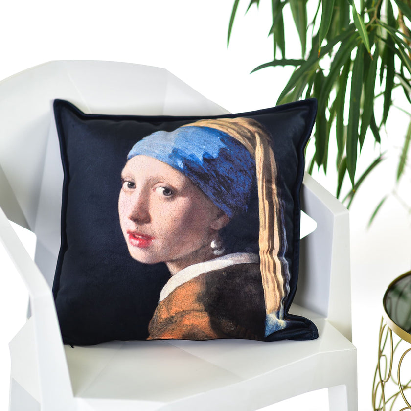 Dekoratyvinė pagalvėlė Johannes Vermeer „Girl with a Pearl Earring