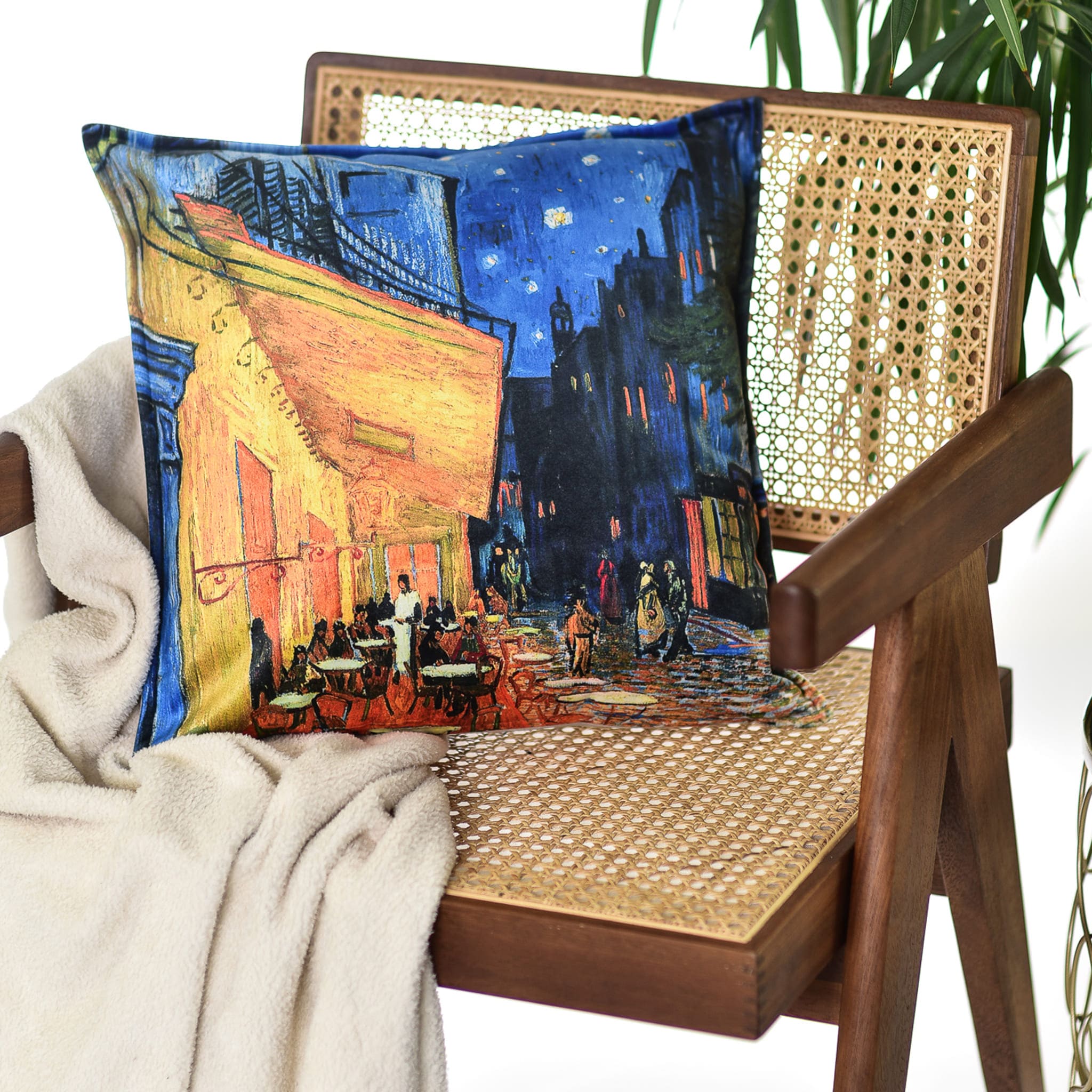 Decorative cushion Vincent van Gogh "Cafe Terrace at Night"