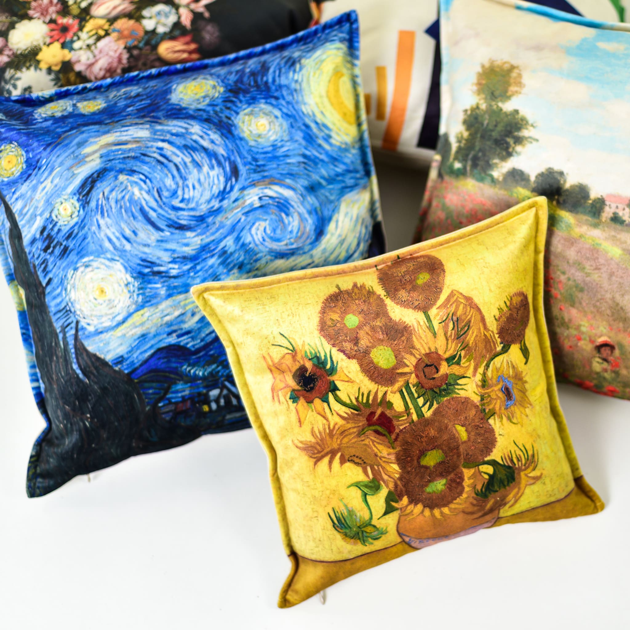 Decorative cushion M. K. Čiurlionis "Spring motif"