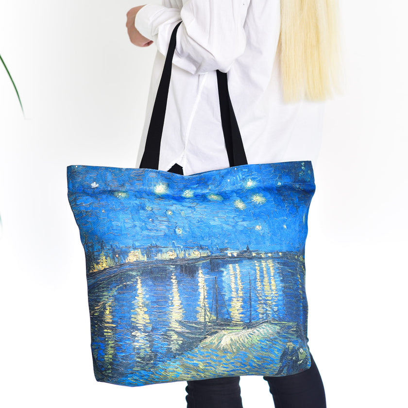Pirkinių krepšys Vincent van Gogh „Starry Night Over the Rhone