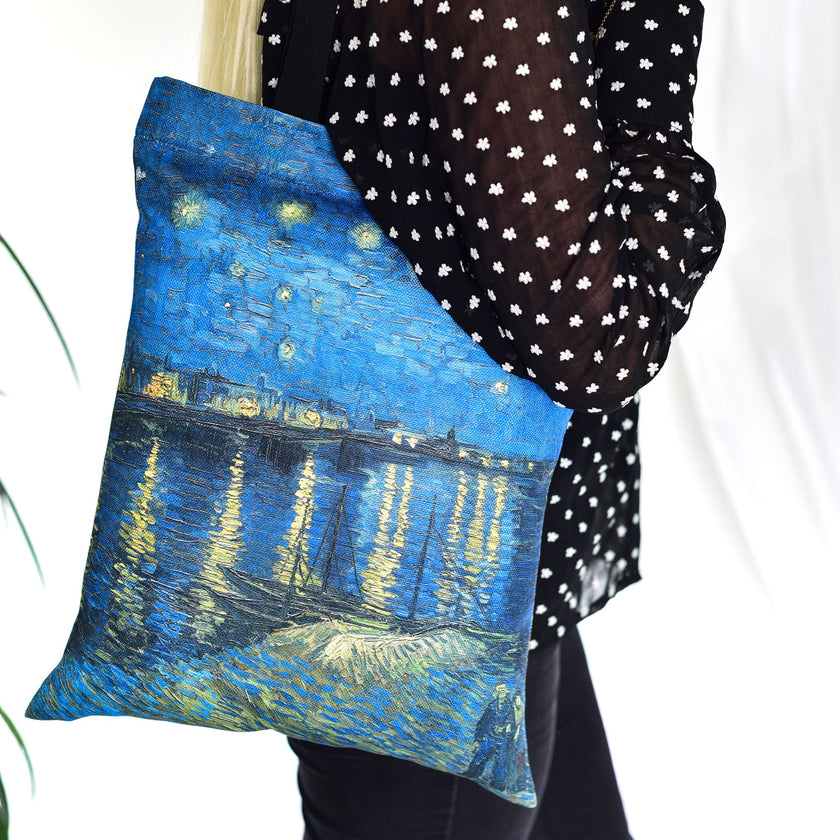 Pirkinių krepšys Vincent van Gogh „Starry Night Over the Rhone