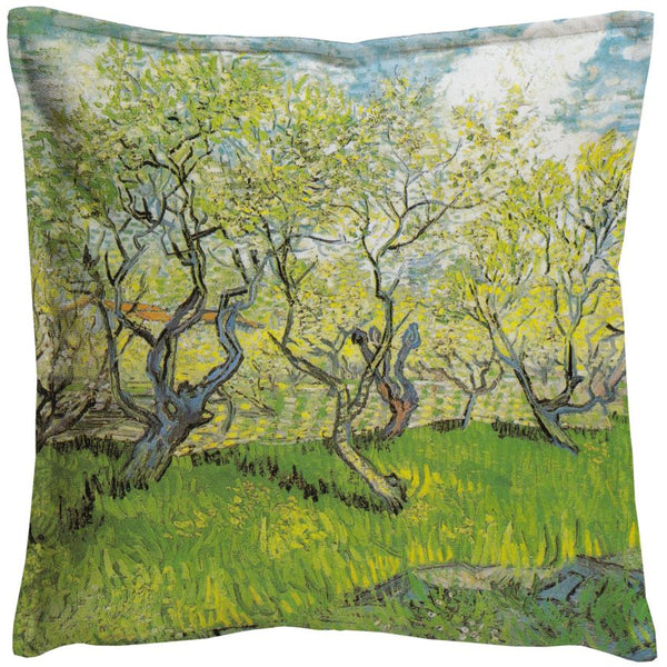 Decorative cushion Vincent van Gogh "Orchard in Blossom"